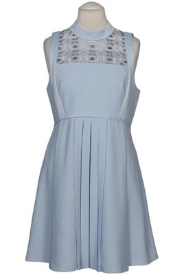 TED BAKER Kleid Damen Dress Damenkleid Gr. EU 42 (TED BAKER 4) Hellblau #5usajzd