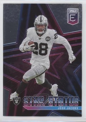 2020 Panini Donruss Elite Star Status 313/349 Josh Jacobs #12 09mg