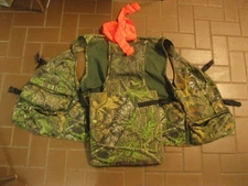 FIELD STAFF FULL STRUT TURKEY HUNTING CAMO VEST PADDED SEAT GAME PACK Lrg-Xlrg