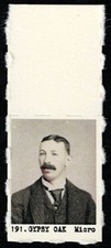 BUCK EWING Very Rare GUMBALL MACHINE Baseball Stamp Card W/ TAB INTACT #191