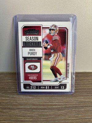2023 Panini Contenders Football #86 Brock Purdy