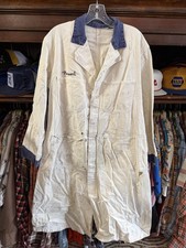 Vintage Unitog Coveralls Mens Large White Mechanic Shop Union Made Workwear