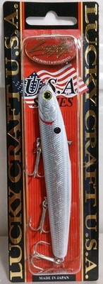 Lucky Craft Wander Slim 110 3/4oz WDS110-449  White Knight