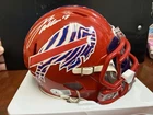 Josh Allen Buffalo Bills Custom Mini Helmet signed, Beckett COA