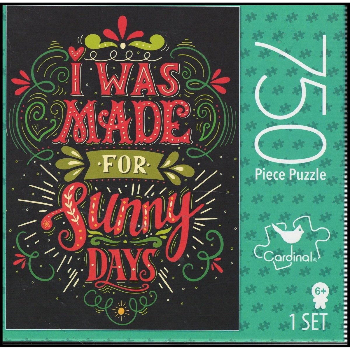 I Was Made For Sunny Days 750 Piece Puzzle by Cardinal | eBay
