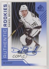 2018-19 Upper Deck SP Game Used Authentic Rookies Blue Daniel Brickley Auto 9uk
