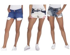 No Boundaries Juniors Exposed Pocket Bag Denim Shorts 5 Diff 9 11 13 NWT 13