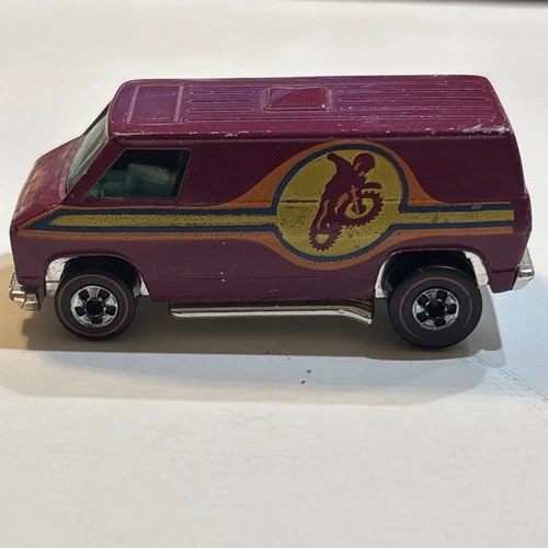 Hot Wheels Vintage Redline Plum Super Van Motorcycle Tampo Hong Kong Nice