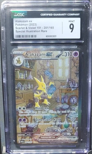 CGC 9 Alakazam ex 2023 Scarlet & Violet 151 201/165 SIR Pokemon