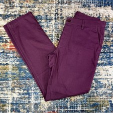 Askov Finlayson The Explorer Pant Canvas Burgundy Mens Sz 34 (32x33) USA Made