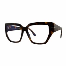 Tom Ford Ft5951-b Brown Blue Block Sunglasses Eyeglasses Frames 54mm 16mm 140mm