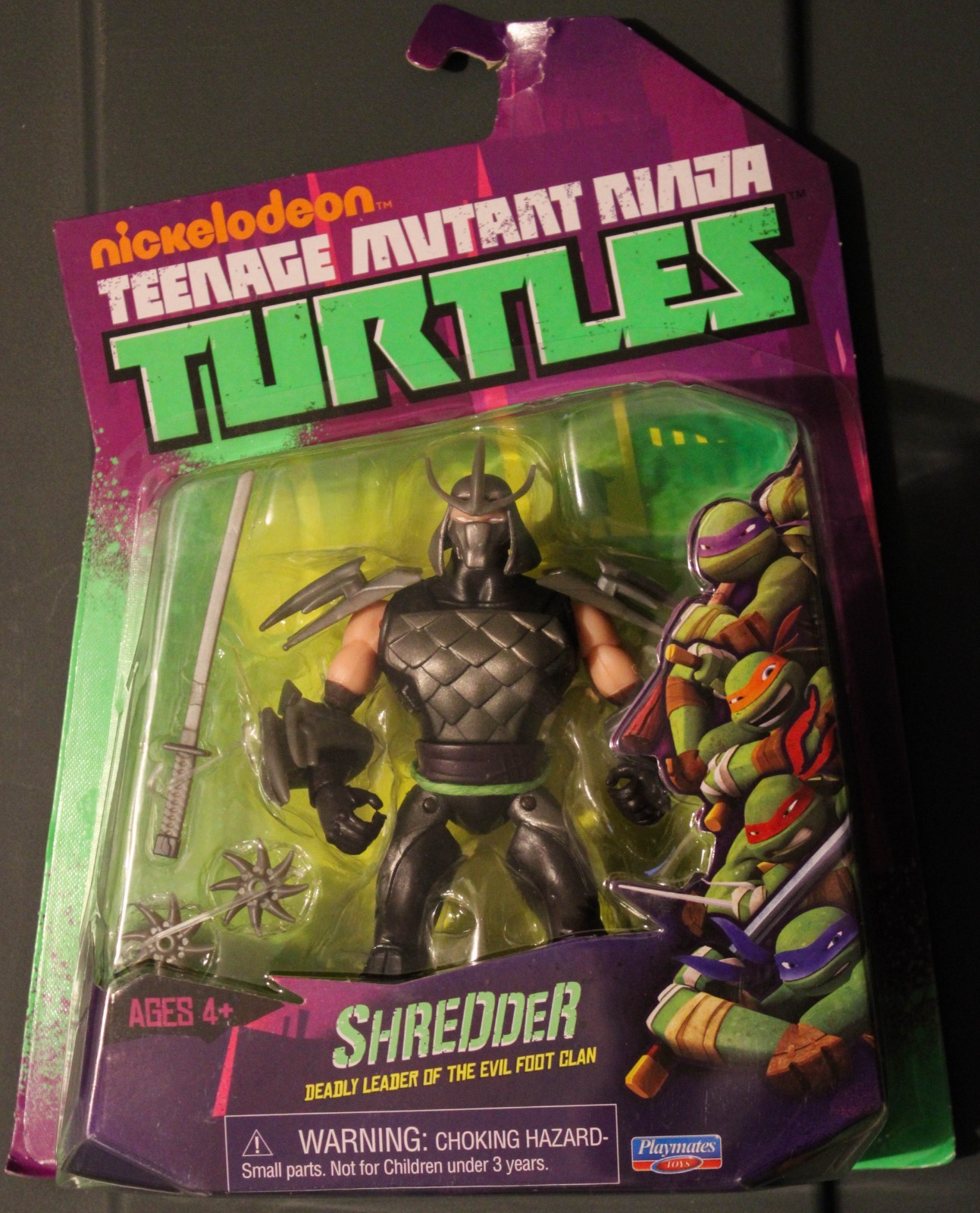 Teenage Mutant Ninja Turtles 2012 Shredder 4.5" Figure 2024 