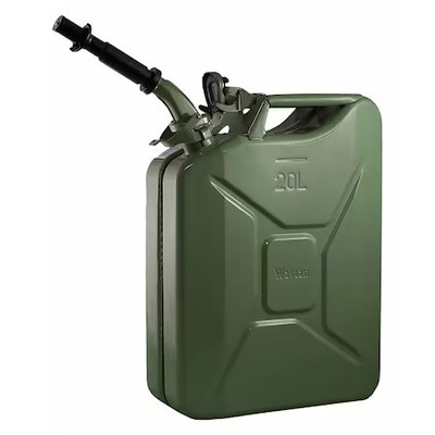Wavian Jc0020kvs Gas Can, Cold Rolled Steel, 5.3 Gal, Gasoline, Green