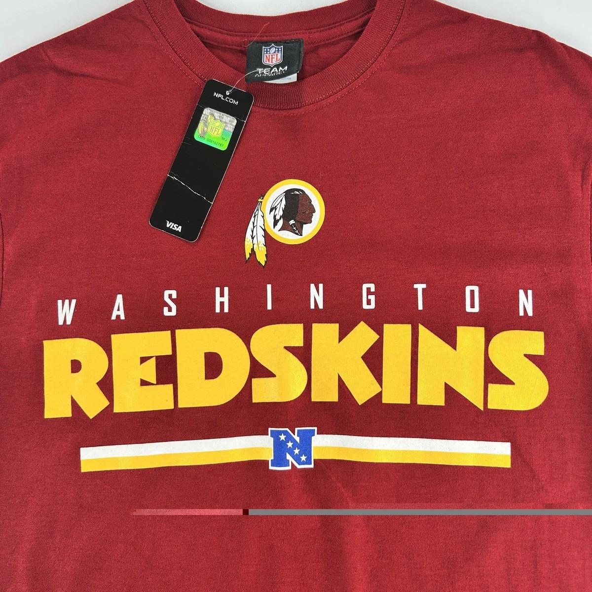 Washington Redskins NFL Team Apparel Red Graphic T Shirt Adult