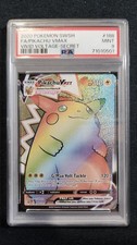 Pokemon 2020 SWSH FA/ PIKACHU VMAX Vivid Voltage Secret Rare #188/185 PSA 9 MINT