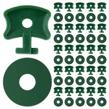 50 Sets Clips Washer Set for Aluminium Greenhouse Insulation Netting5889