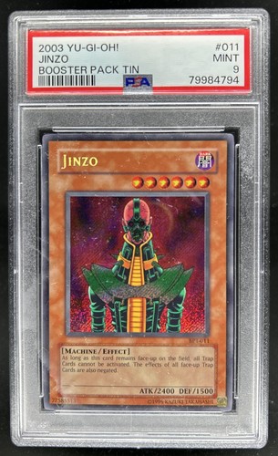2003 Yu-gi-oh Booster Tins Jinzo #bpt-011 PSA 9