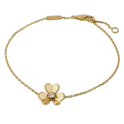 Van Cleef & Arpels Frivole Mini Modell Armband Diamant 750YG P0063094