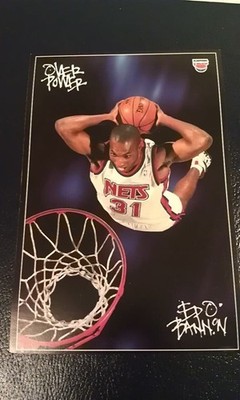Ed O'Bannon Over Power New Jersey Nets NBA Mini Poster 4 by 6 Inches