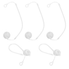 5 Pcs Desk Pen Holder Lanyard Anti-theft Counter Coiled Cord Anti-lost