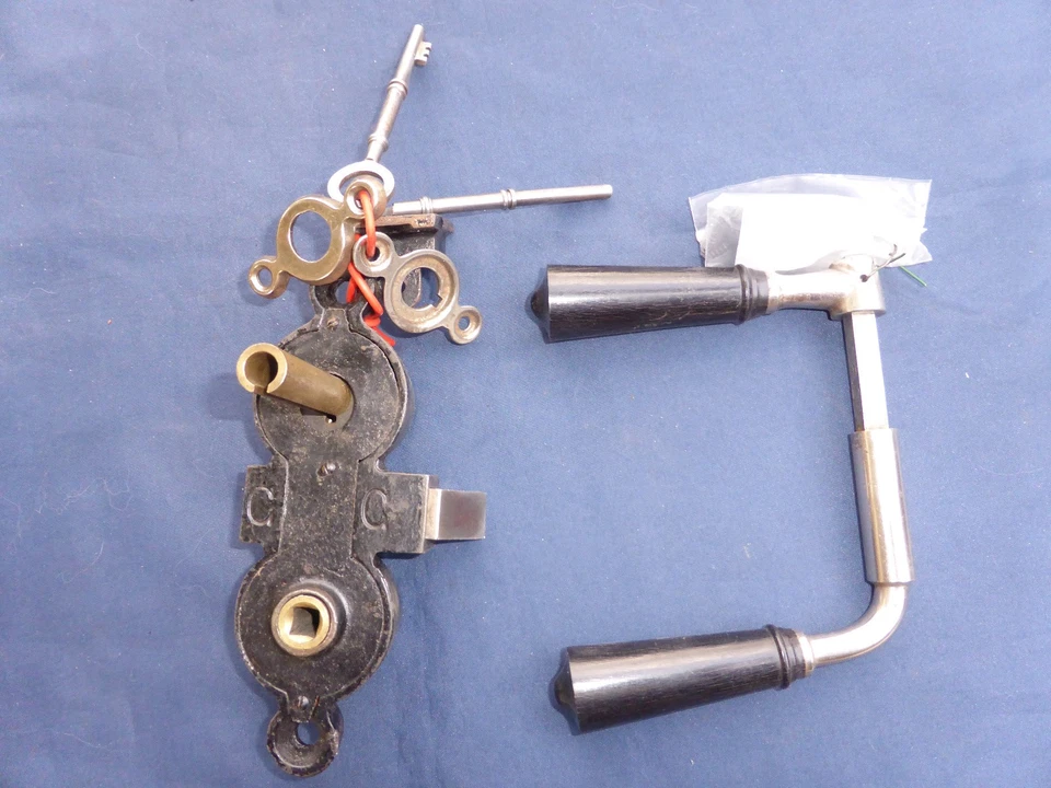 Serrure Gollot 2 clefs 2 Béquilles Porte entrée magasin devanture Complête - Photo 3/4