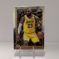 Topps 2025-26 Chrome LeBron James #127 Los Angeles Lakers Basketball Card