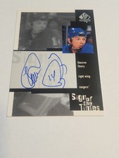 1999-00 SP Authentic - Sign of the Times Theoren Fleury #TF Auto Autograph 