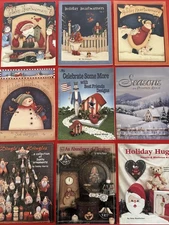 Tole Painting Book Magazine Lot 9 Christmas Crafts Sue Jernigan Heartwarmers
