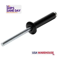 Allstar ALL18023, Set of 250 Black Aluminum Sm Hd Rivet Black 250Pk Performance