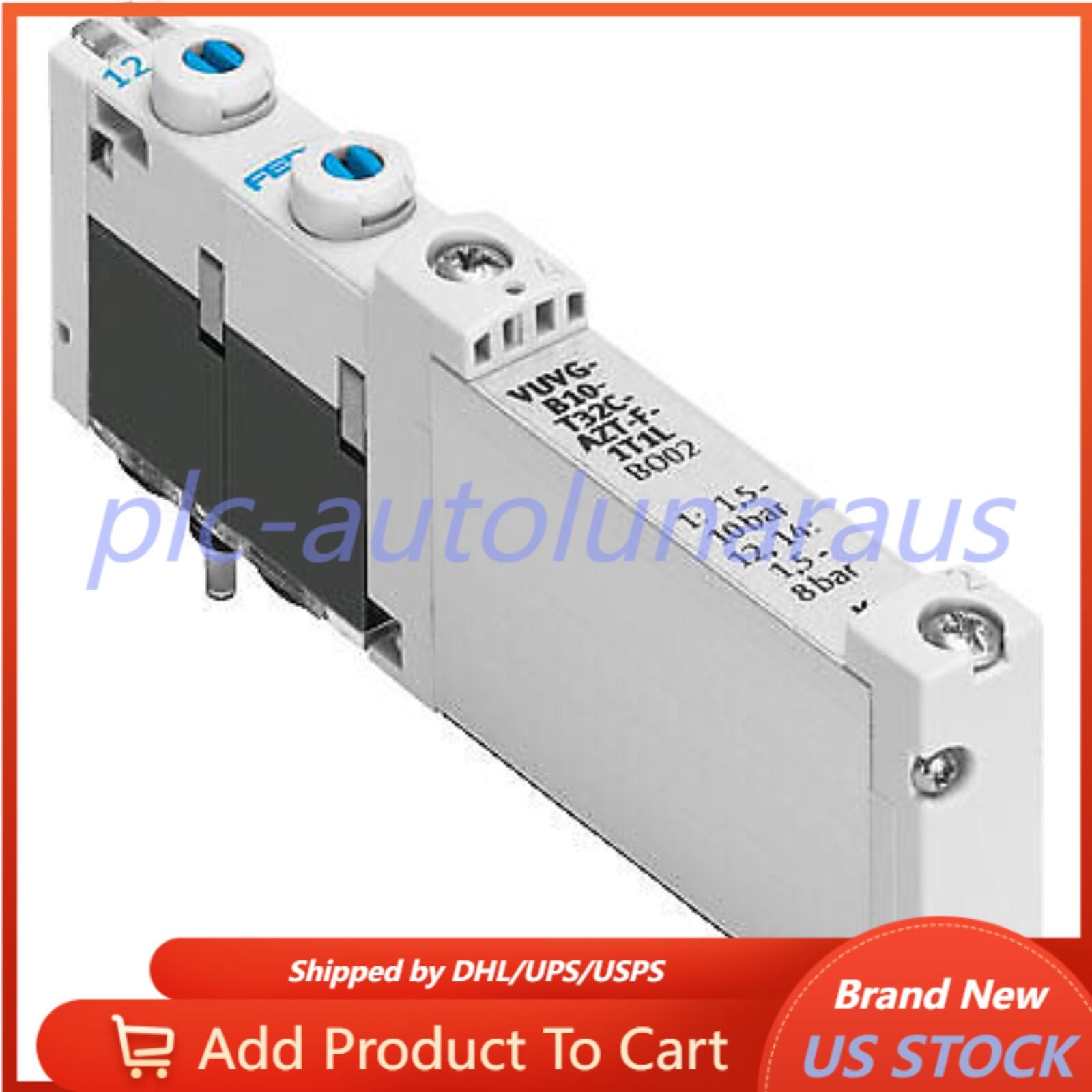 US FREE TAX New Festo VUVG-B10-T32H-AZT-F-1T1L 573412 Solenoid valve