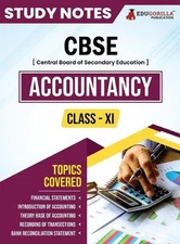 CBSE CLASS XI COMMERCE (ACCOUNTANCY) by Edugorilla Prep Experts Paperback Book