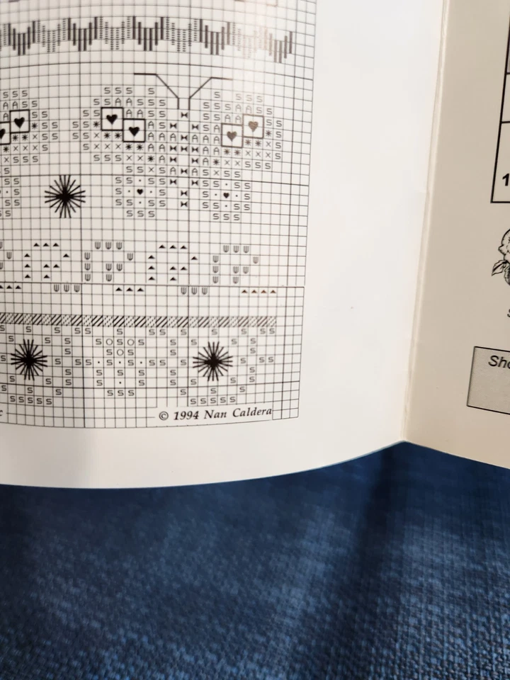 Just Nan Dream Garden Vintage Counted Cross Stitch Sampler Pattern 1994 - Image 2 of 2