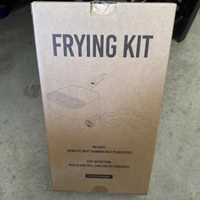 Frying Kit with Thermometer & BBQ Gloves