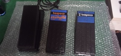 BESPECO LOT 3 PEDALS 2 VINTAGE 1 FLANGER,1 STEREO VOLUME + 1 MONO VOLUME
