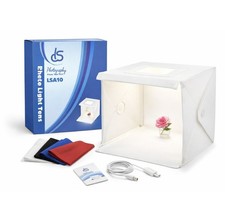 LS Photography LSA10 Photo Light Tent Portable Mini Studio Box w/ LED Lighting