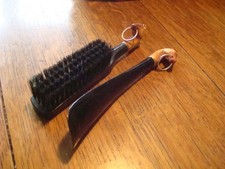 Horse Head Shoe Brush  Shoe Horn Set Equestrian