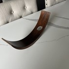 Curved Wooden Floating Bottle Wine Bottle Holder — photo 1