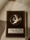1975 Sterling Silver ~ 25 Grams ~ Franklin Mint Limited Edition Peace Dove Coin