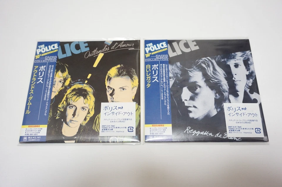 The Police - Mini LP CD 5 Titles Set + Promo Box Replica Paper Sleeve Obi Japan - Image 4 of 4