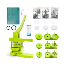 Button Maker Machine Multiple Sizes 2.25in 3in 2.24in Heart-Shaped 58/75mm/H...