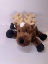 Ganz Reindeer Plush Stuffed Animal Dark Brown 8" Webkinz NO CODE BAG1