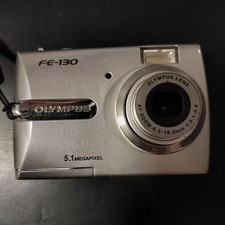 Olympus FE-130 5.1 Megapixel Digital Camera with 3X Optical Zoom w/ Wrist Strap