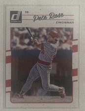 2017 Donruss Baseball Pete Rose Base Card #186 Reds