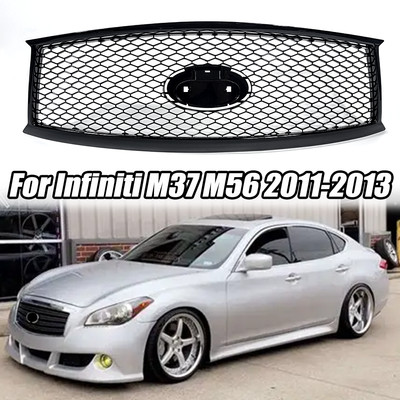 Honeycomb Custom Part Front Bumper Grille Grill For Infiniti M37 M56 2011-2013