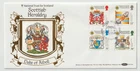 21/7/1987 UK GB FDC - Scottish Heraldry - Benham BLCS24 - Dunkeld Special