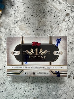 2024 Topps Tier One Baseball Factory Sealed Hobby Box