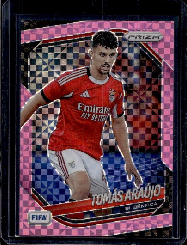 2025-26 Panini Prizm FIFA Tomas Araujo Pink Power Prizm #/75 Benfica