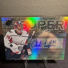 2024-25 Spx - Super Scripts Charlie Lindgren #SS-CL Gold /49 (AU), Capitals