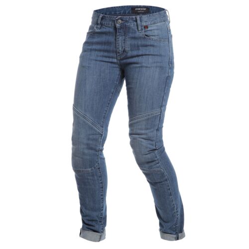 Dainese Amelia Slim Lady Stretch-Jeans Denim Moyen-Denim Taille 29 Moto Jeans Femmes - Photo 1/2
