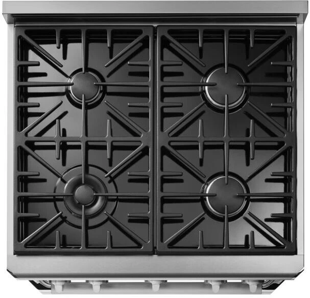 Cocina de gas independiente de acero inoxidable Dacor Heritage HGR30PSLPH 30" Foto 3 de 4